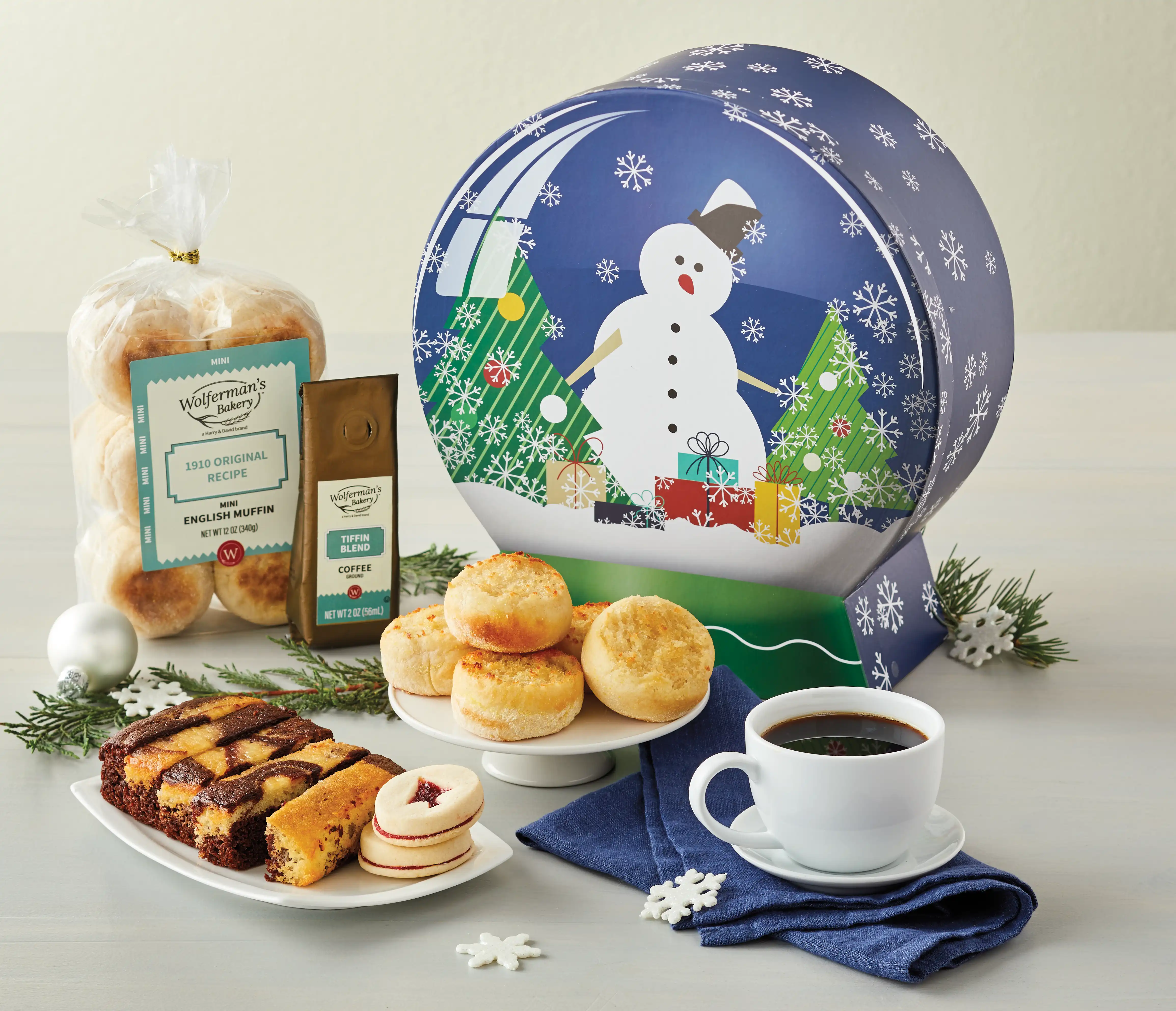 Wolferman's "Be Merry" Gift Tin