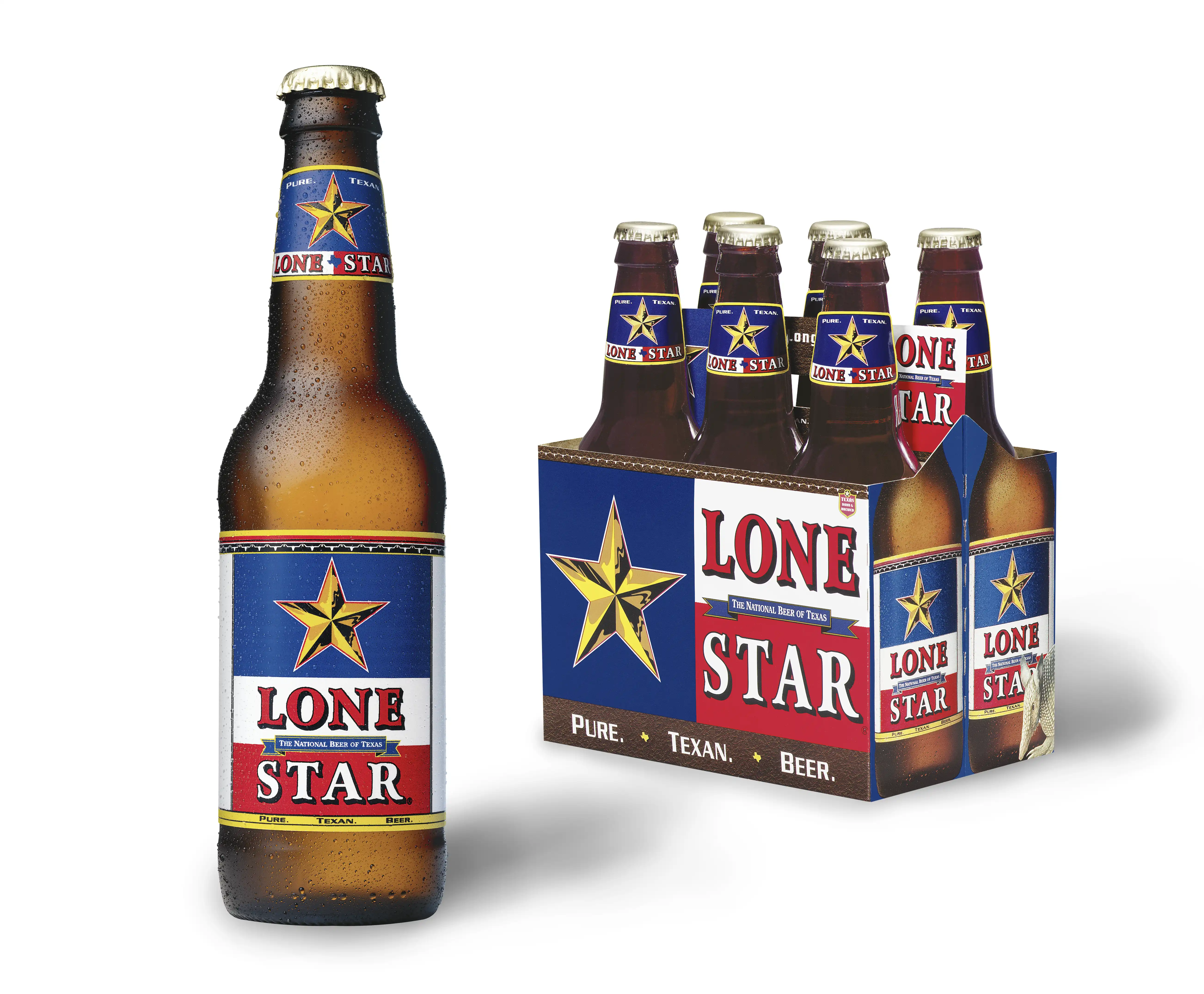 Lone Star Beer Label and Packaging Rebrand Design